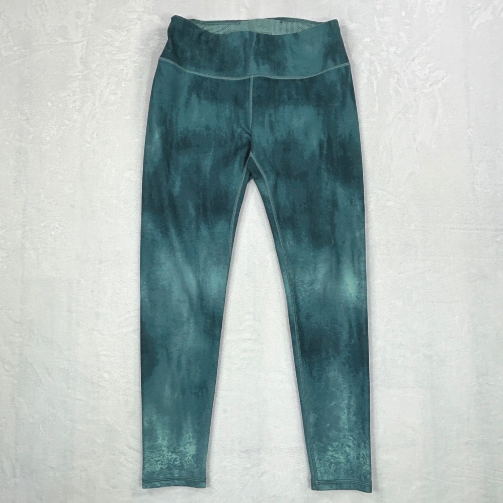 Calia by Carrie Underwood Teal Green Tie Dye High Rise Leggings Medium